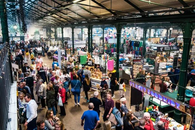 St George's Market ariel view of the market