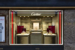 Cartier Window at Queen's Arcade Belfast
