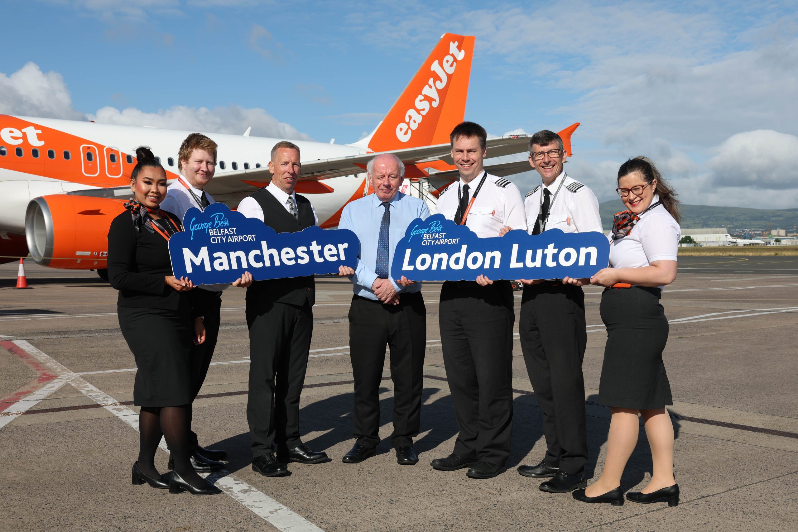 Easyjet Launches Flights To London Luton And Manchester From Belfast City Airport Business 3404